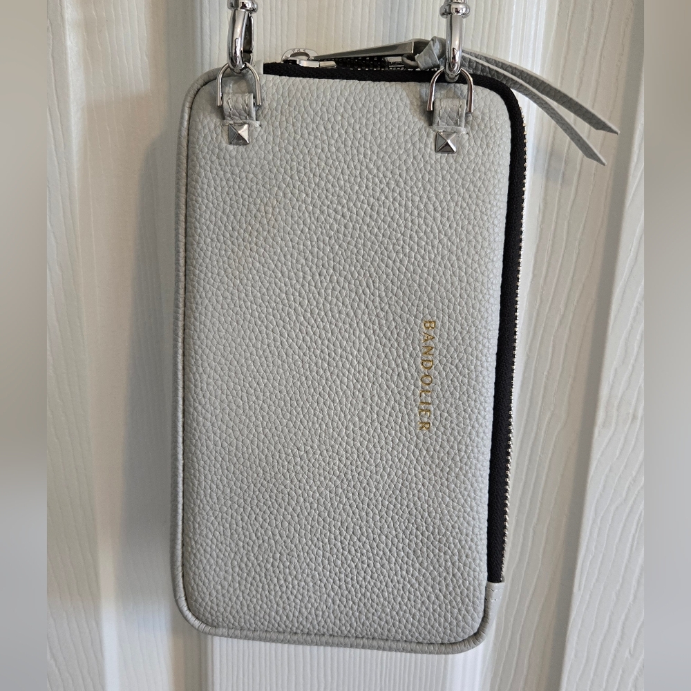 Bandolier Top Grain Leather Expanded Zip Pouch
